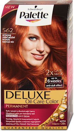 Boja za kosu - 7-77 (562) intenzivno sjajno bakarna   Palette DELUXE