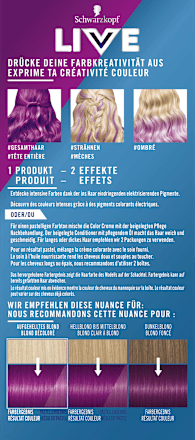 Brights or Pastel Semi-permanente Tönung - Nr. 094 Purple Punk Schwarzkopf LIVE