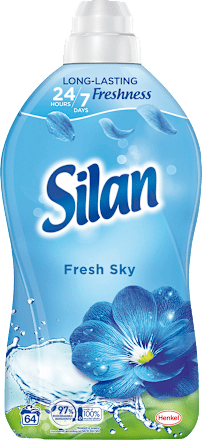 Омекотител за пране Fresh Sky, 64 пранета Silan