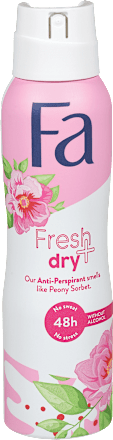 Dezodorant v spreju Fresh & Dry Peony Sorbet  Fa
