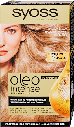 Tartós hajfesték, halvány homok 8-68 Syoss Oleo Intense