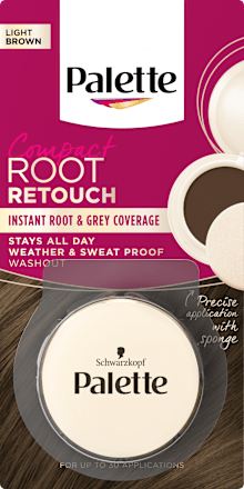 Kompaktný púder na zakrytie odrastov Compact Root Retouch - svetlohnedý Palette Intensive Color Creme