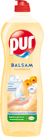 Препарат за миене на съдове с невен pur