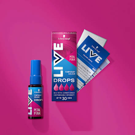 LIVE Drops barva na vlasy Petal Pink Schwarzkopf LIVE