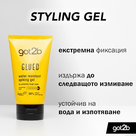 Водоустойчив гел за коса Glued got2b