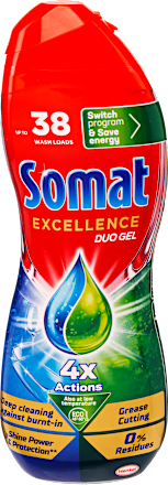 Mosogatógép gél Excellence Grease Cutting  Somat