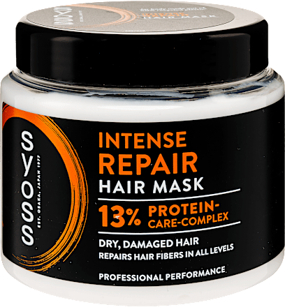 Regeneráló hajmaszk Intense Repair, száraz és sérült hajra syoss