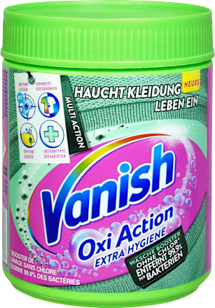 Fleckenentferner Extra Hygiene Pulver Vanish Oxi Action