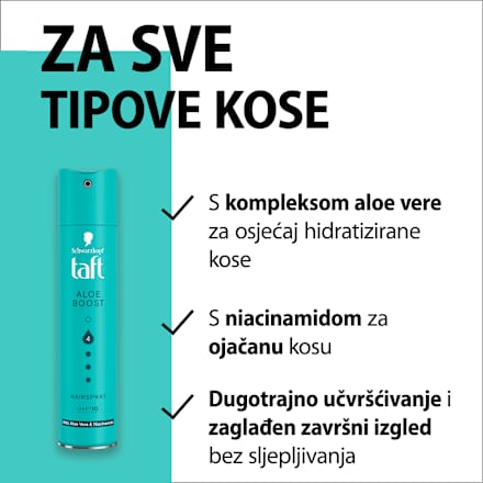Aloe Boost lak za kosu  Schwarzkopf taft