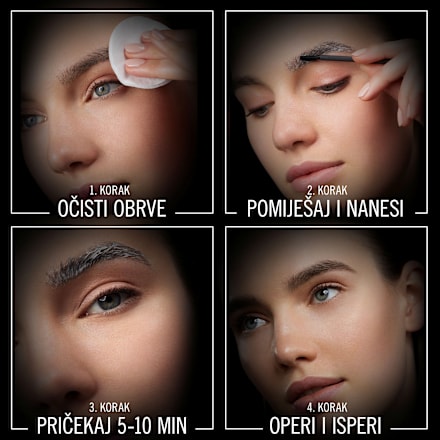 Brow Permanent Tint trajna boja za obrve – svijetlosmeđa syoss