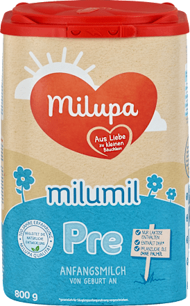 Anfangsmilch Milumil Pre von Geburt an Milupa