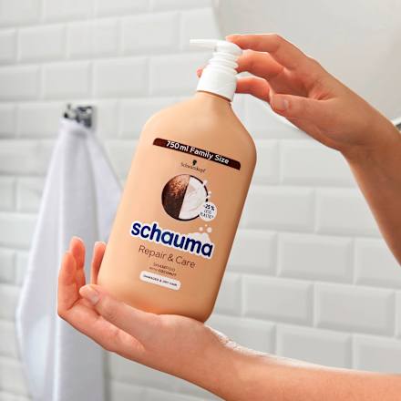 šampon na vlasy Repair & Care schauma