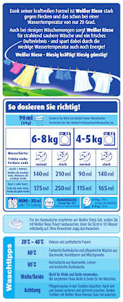 Universal Waschpulver Weißer Riese