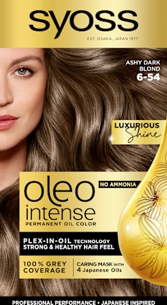 Vopsea de păr permanentă 6-54 Blond închis syoss Oleo Intense