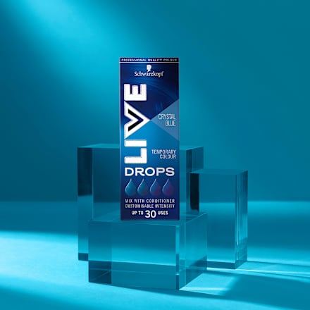 LIVE Drops barva na vlasy Crystal Blue Schwarzkopf LIVE