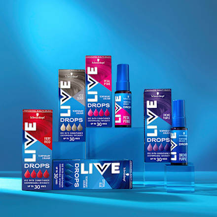 LIVE Drops barva na vlasy Crystal Blue Schwarzkopf LIVE