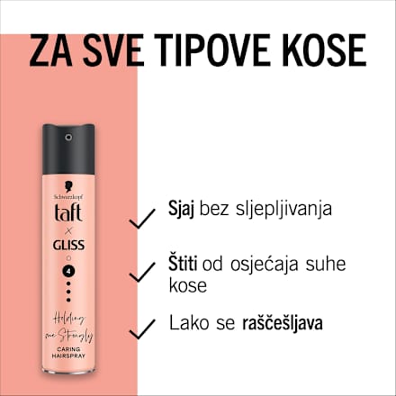 x Gliss Holding me Strongly lak za kosu   Schwarzkopf taft