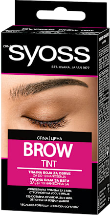 Boja za obrve- Black syoss