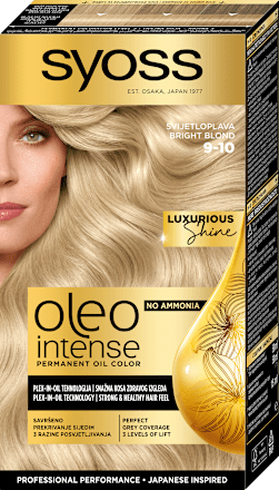 Barva za lase 9-10 svetlo blond syoss Oleo Intense