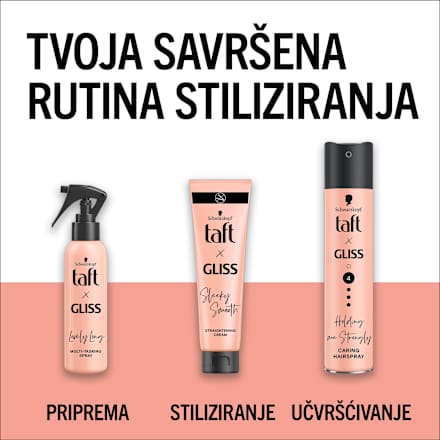 x Gliss Sleeky Smooth krema za ravnanje kose Schwarzkopf taft