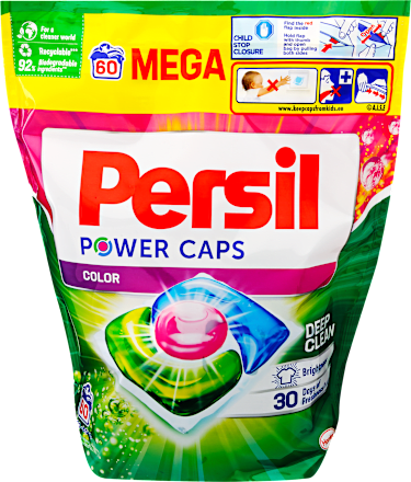 Mosógél kapszula Power Caps Color Persil