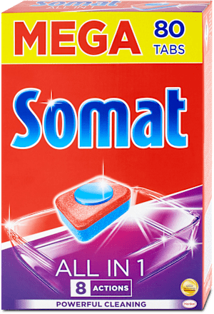 ALL IN 1 MEGA - tablete za mašinsko pranje posuđa Somat