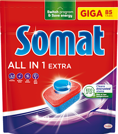 All in One Extra tablete za mašinsko pranje suđa Somat