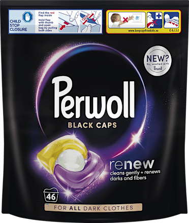 prací kapsle Black Perwoll