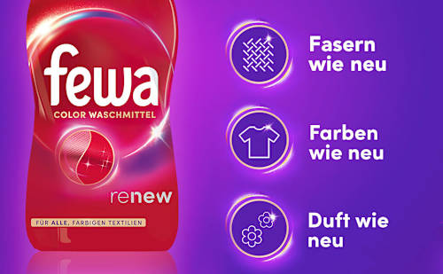 Colorwaschmittel Flüssig Renew Fewa