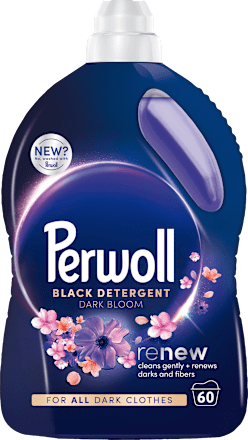 renew Black tekući deterdžent za rublje – Dark Bloom, 60 pranja Perwoll