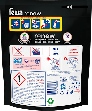 Colorwaschmittel Caps Renew Black Fewa