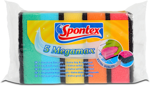 Hubky na umývanie riadu Megamax Spontex