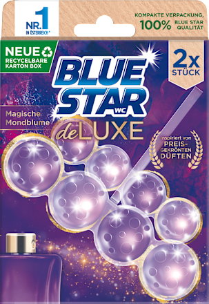 WC-Stein Deluxe Magische Mondblume BLUE STAR