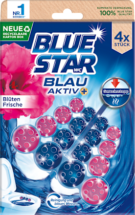 WC-Stein Blau-Aktiv+ Blüten Frische BLUE STAR