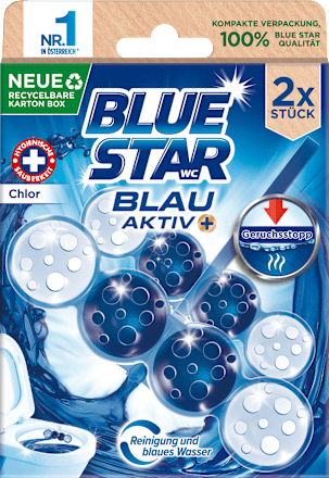 WC-Stein Blau-Aktiv+ Chlor BLUE STAR