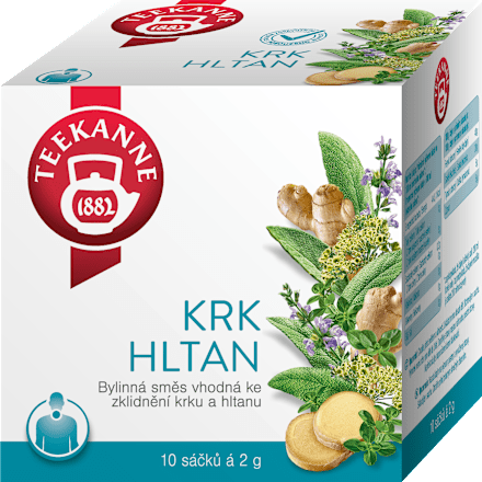 bylinný čaj krk a hltan 10x2g Teekanne