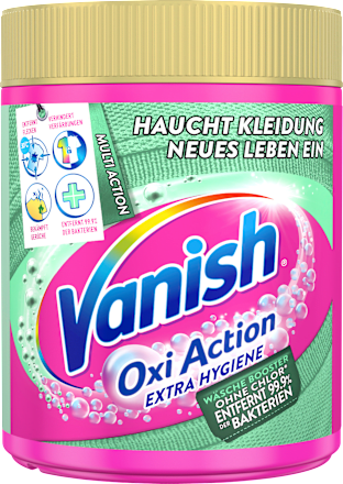 Fleckenentferner Extra Hygiene Pulver Vanish Oxi Action