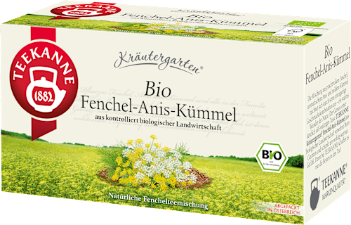 Kräutertee Bio-Fenchel-Anis-Kümmel Teekanne