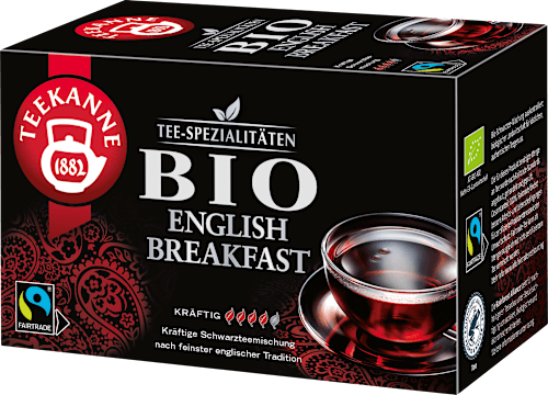 Schwarzer Tee English Breakfast Teekanne