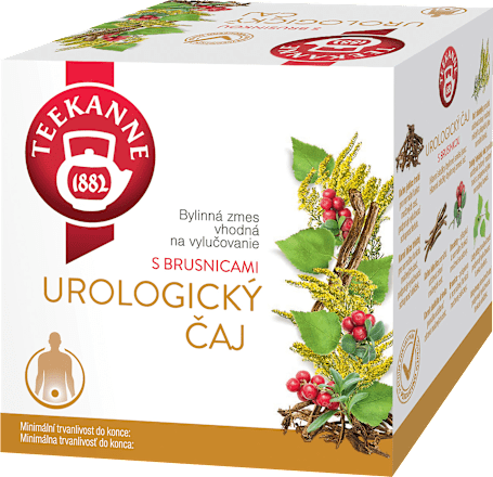 Urologický čaj s brusnicami Teekanne