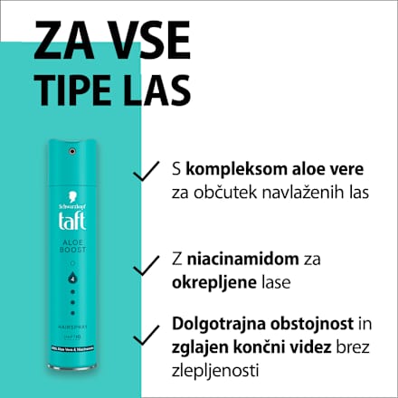 Lak za lase Aloe Boost Schwarzkopf taft