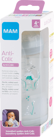 Antikoliková detská fľaška Anti-Colic - 4m+ mam