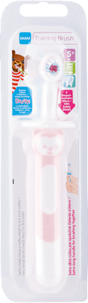 Detská zubná kefka s dlhou rúčkou Training Brush - od 5. mesiaca mam