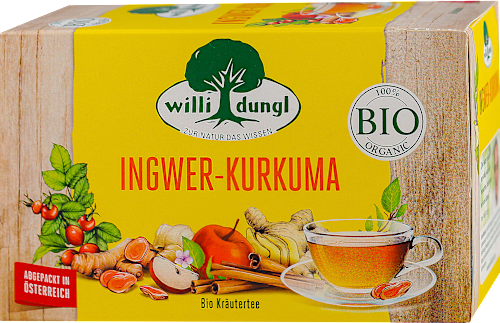 Đumbir i kurkuma organski čaj (20 kesica x 2g) willi dungl
