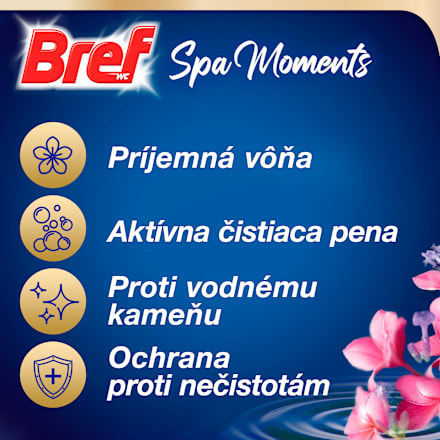 Tuhý WC blok Spa Moments Harmony Bref