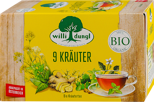 9 vrsta bilja organski čaj (20 kesica x 2g) willi dungl