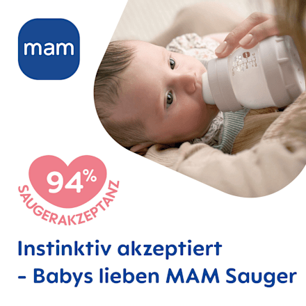 Trinksauger Silikon 2 4+ Monate mam