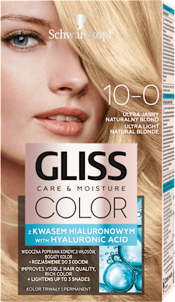 Farba do włosów (10-0) Ultra Light Naturalny Blond Schwarzkopf Gliss Color
