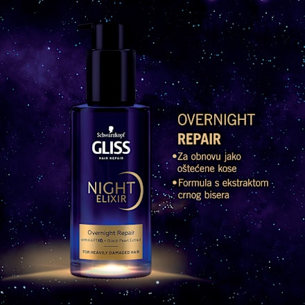 Night Elixir serum za kosu – Overnight Repair Schwarzkopf GLISS