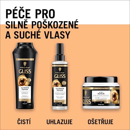 maska na vlasy 4 v 1 Repair Schwarzkopf GLISS